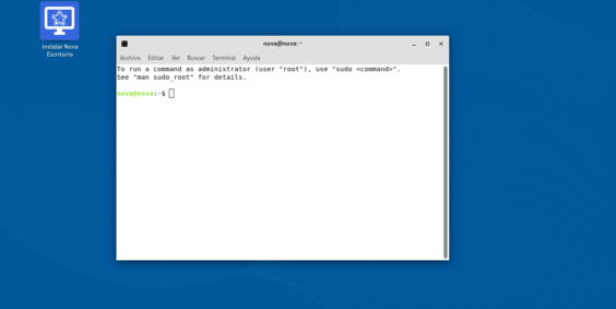 Terminal Linux usado em desenvolvimento e administração de aplicações Node.js